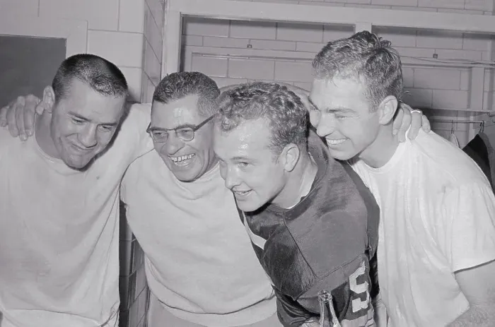 Framed Print : Paul Hornung and his Teammates Celebrating Super Bowl Framed Print : Paul Hornung and his Teammates Celebrating Super Bowl