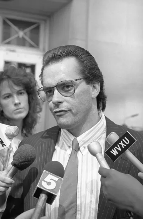 Framed Print : Paul Janszen After Testifying