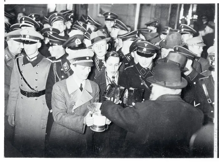 Framed Print : Paul Joseph Goebbels Collecting Money Framed Print : Paul Joseph Goebbels Collecting Money