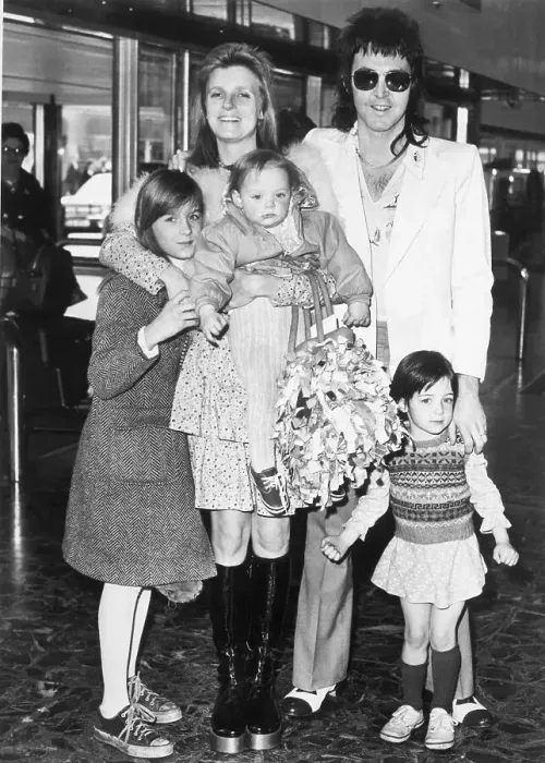 Framed Print : Paul McCartney With His Family Framed Print : Paul McCartney With His Family