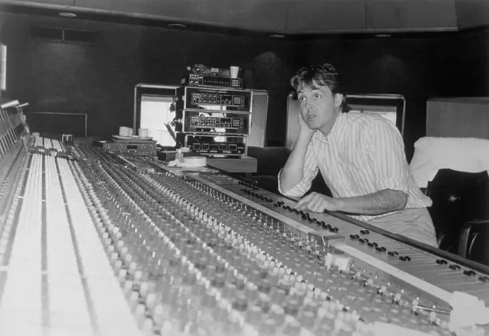 Framed Print : Paul McCartney Mixing Sound Framed Print : Paul McCartney Mixing Sound