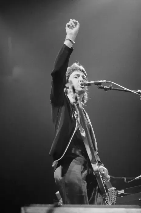 Framed Print : Paul McCartney Performing Framed Print : Paul McCartney Performing