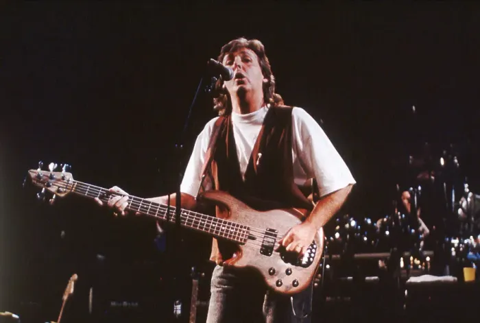 Framed Print : Paul McCartney Performing