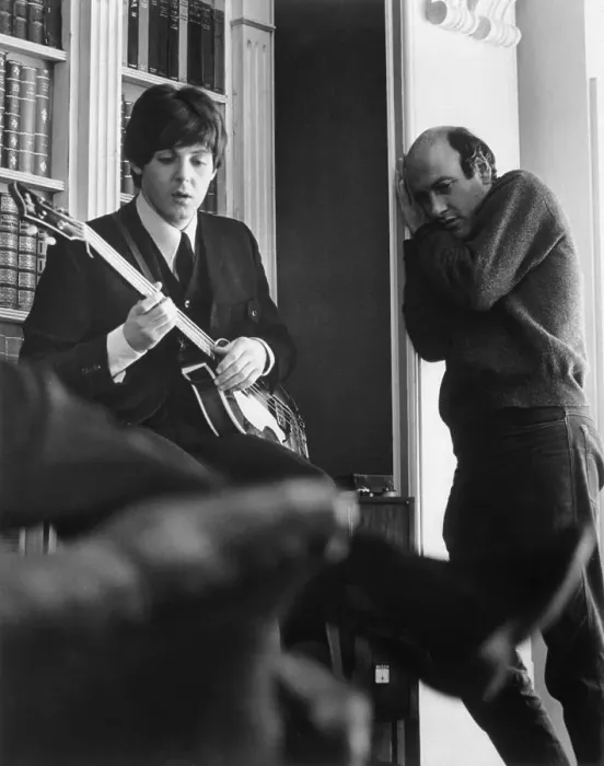 Framed Print : Paul McCartney and Richard Lester Framed Print : Paul McCartney and Richard Lester