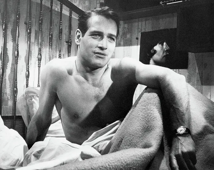 Framed Print : Paul Newman in Bed Framed Print : Paul Newman in Bed