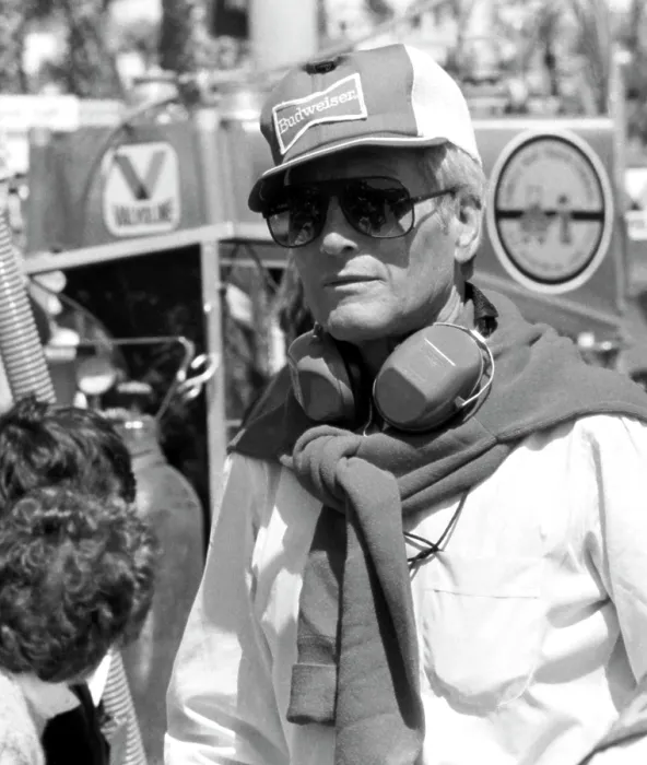 Framed Print : Paul Newman at Grand Prix race