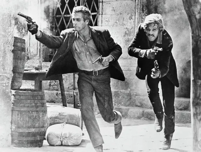 Framed Print : Paul Newman and Robert Redford in Butch Cassidy and the Sundance Kid Framed Print : Paul Newman and Robert Redford in Butch Cassidy and the Sundance Kid