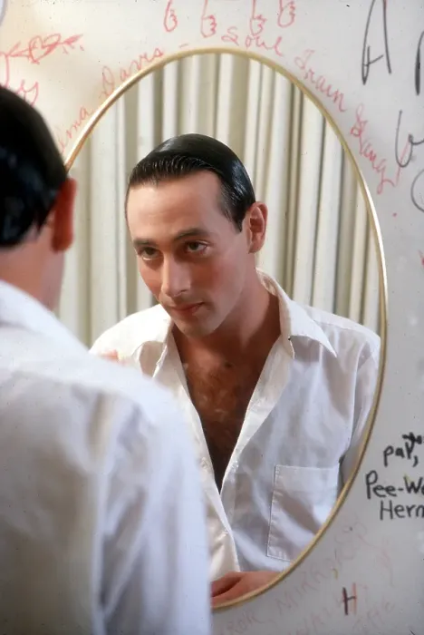Framed Print : Paul Reubens Turns Into Pee-wee Herman Framed Print : Paul Reubens Turns Into Pee-wee Herman