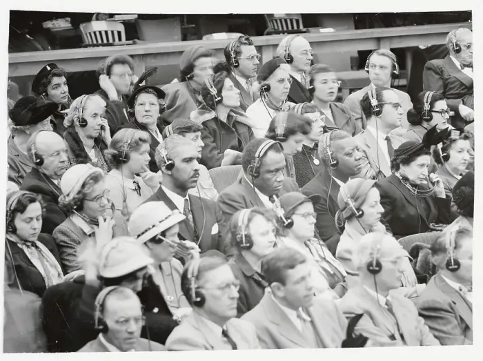 Framed Print : Paul Robeson and Company Attending United Nations Meeting Framed Print : Paul Robeson and Company Attending United Nations Meeting