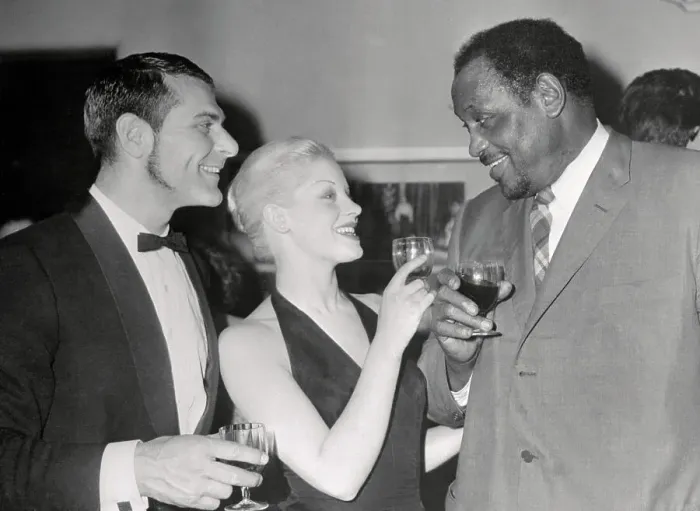 Framed Print : Paul Robeson Having a Drink with Costars of Othello Framed Print : Paul Robeson Having a Drink with Costars of Othello