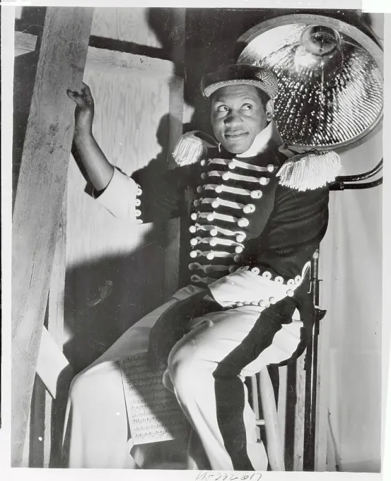 Framed Print : Paul Robeson Relaxing in Stage Costume Framed Print : Paul Robeson Relaxing in Stage Costume