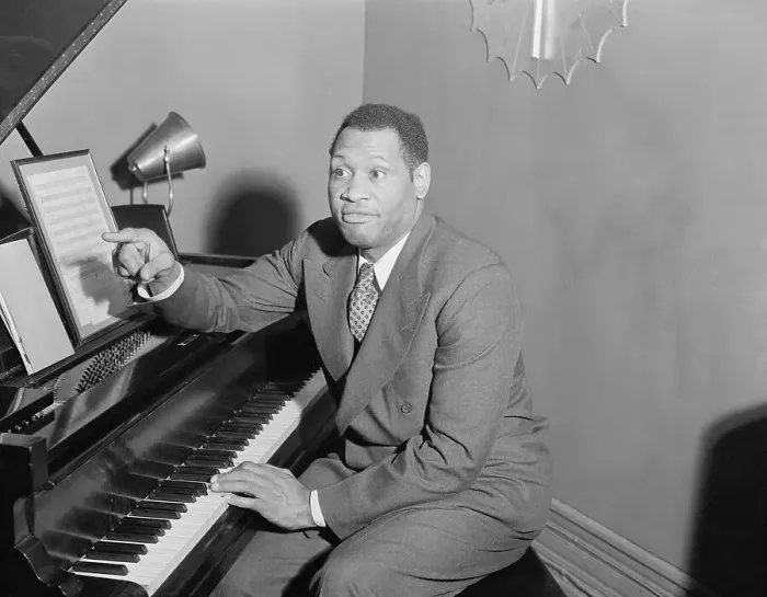 Framed Print : Paul Robeson Sitting at Piano Framed Print : Paul Robeson Sitting at Piano