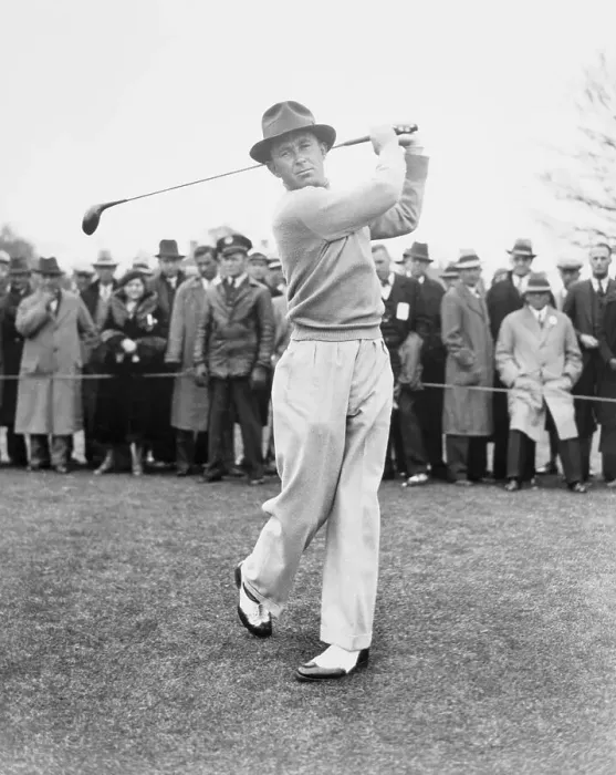 Framed Print : Paul Runyan Swinging His Golf Club Framed Print : Paul Runyan Swinging His Golf Club