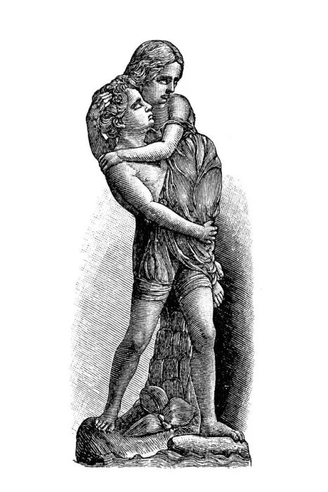Framed Print : Paul and Virginia by William Calder Marshal Framed Print : Paul and Virginia by William Calder Marshal