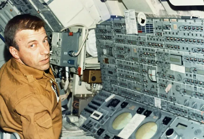 Framed Print : Paul Weitz Operating a Control Panel Framed Print : Paul Weitz Operating a Control Panel