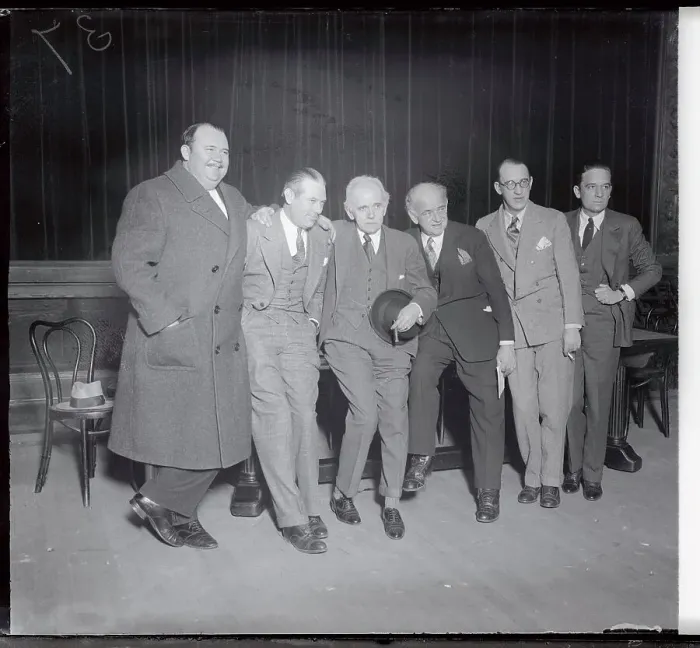 Framed Print : Paul Whiteman with Others Framed Print : Paul Whiteman with Others