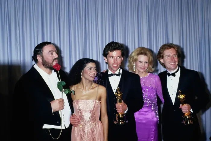 Framed Print : Pavarotti, Pitchford, Dickinson And Gore Attend the 53rd Annual Academy Awards Framed Print : Pavarotti, Pitchford, Dickinson And Gore Attend the 53rd Annual Academy Awards
