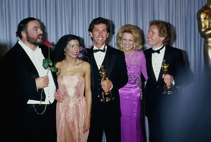 Framed Print : Pavarotti, Pitchford, Dickinson And Gore Attend the 53rd Annual Academy Awards Framed Print : Pavarotti, Pitchford, Dickinson And Gore Attend the 53rd Annual Academy Awards
