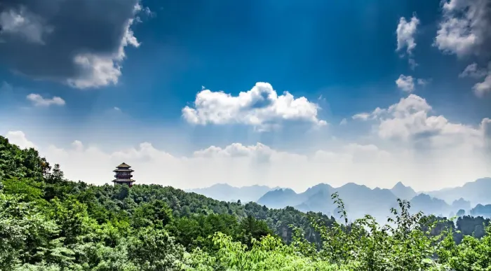 Framed Print : Pavilion on the mountain top Framed Print : Pavilion on the mountain top