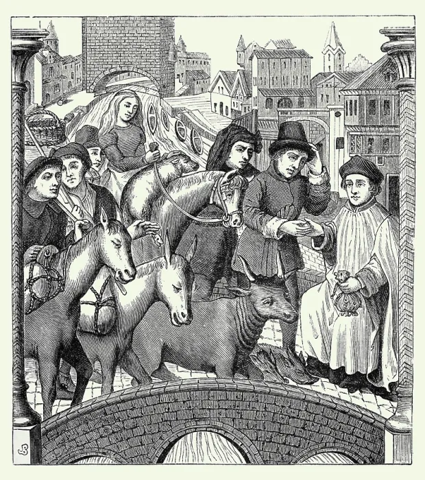 Framed Print : Paying the Toll Framed Print : Paying the Toll