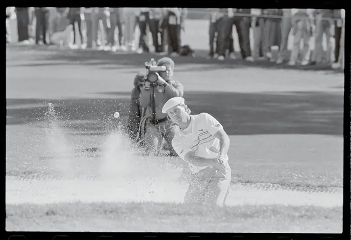 Framed Print : Payne Stewart Hitting a Golf Ball Out of a Sand Trap Framed Print : Payne Stewart Hitting a Golf Ball Out of a Sand Trap