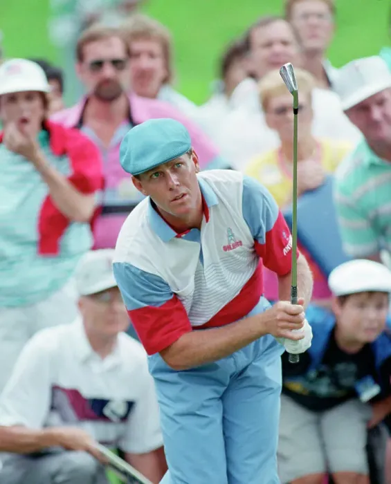 Framed Print : Payne Stewart Looks After Shot Framed Print : Payne Stewart Looks After Shot