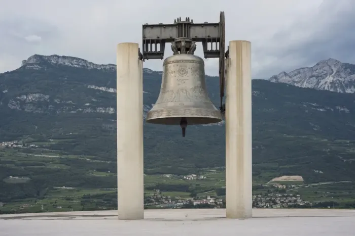 Framed Print : Peace Bell Maria Dolens, World War I Memorial, Rovereto region of Trentino-Alto Adige, Italy