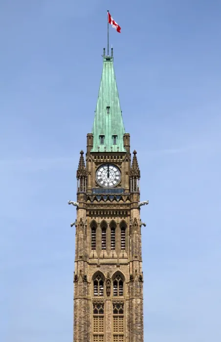 Framed Print : Peace Tower, 12: 00 noon, Ottawa, Canada Framed Print : Peace Tower, 12: 00 noon, Ottawa, Canada