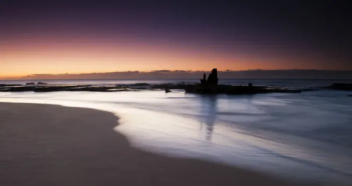 Framed Print : Peaceful ocean landscape photo at first light on the coastline of Durban, Kwazulu-Natal, South Africa Framed Print : Peaceful ocean landscape photo at first light on the coastline of Durban, Kwazulu-Natal, South Africa