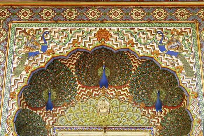 Framed Print : Peacock Doorway Framed Print : Peacock Doorway