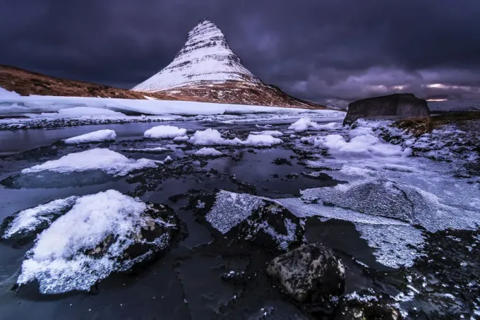 Framed Print : Peak of Kirkjufell with Kirkjufell river, Kirkjufell, Snaefellsnes peninsula, Iceland Framed Print : Peak of Kirkjufell with Kirkjufell river, Kirkjufell, Snaefellsnes peninsula, Iceland