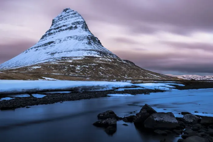 Framed Print : Peak of Kirkjufell with Kirkjufell river, Kirkjufell, Snaefellsnes peninsula, Iceland Framed Print : Peak of Kirkjufell with Kirkjufell river, Kirkjufell, Snaefellsnes peninsula, Iceland