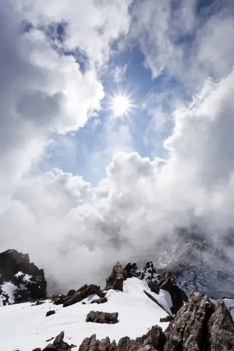 Framed Print : On the peak of Lorcherspitz mountain above lake Gruensee, low stratus, province of Bolzano-Bozen, Italy, Europe Framed Print : On the peak of Lorcherspitz mountain above lake Gruensee, low stratus, province of Bolzano-Bozen, Italy, Europe