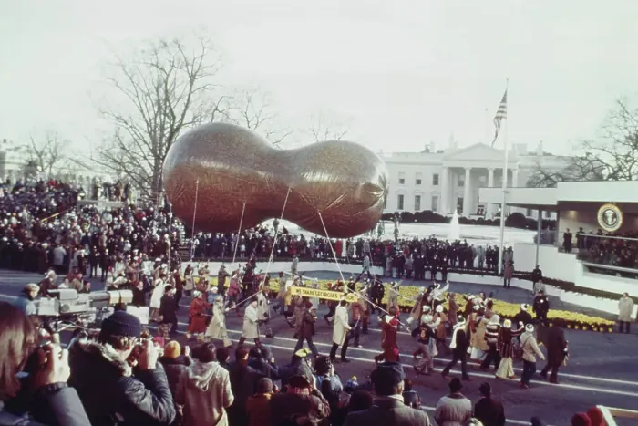 Framed Print : Peanut Float At Carter Inauguration Framed Print : Peanut Float At Carter Inauguration