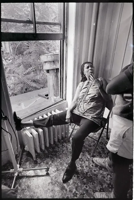 Framed Print : Pearl Bailey Seated Beside Window Framed Print : Pearl Bailey Seated Beside Window