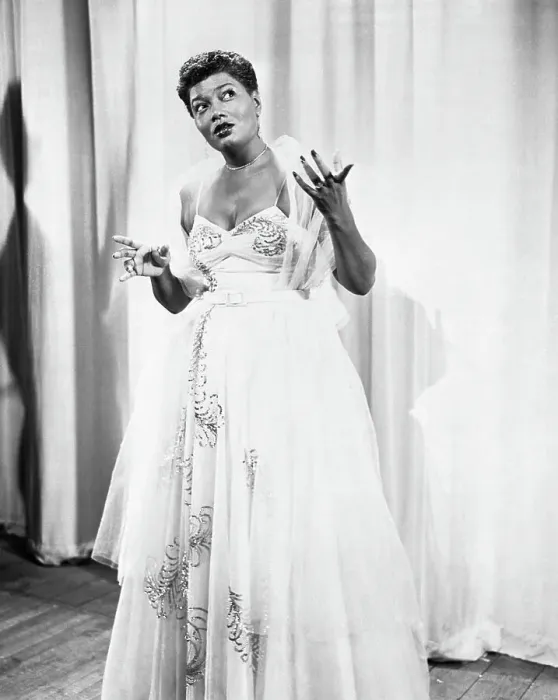 Framed Print : Pearl Bailey Shown in Pose on Stage Framed Print : Pearl Bailey Shown in Pose on Stage