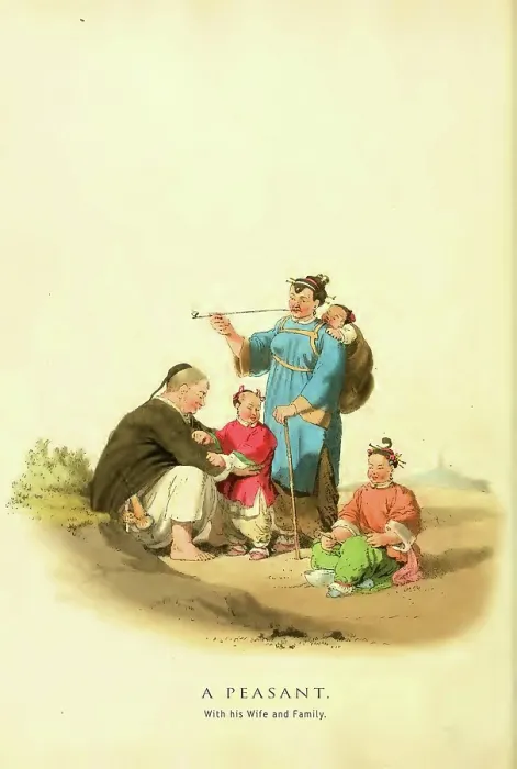 Framed Print : A Peasant with his wife and Family. Artist William Alexander, 1805 Framed Print : A Peasant with his wife and Family. Artist William Alexander, 1805