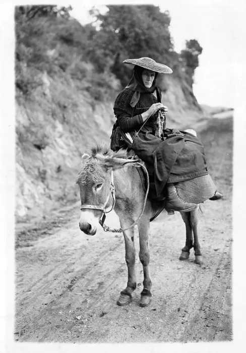 Framed Print : A Peasant Of Corsica In Italy Framed Print : A Peasant Of Corsica In Italy