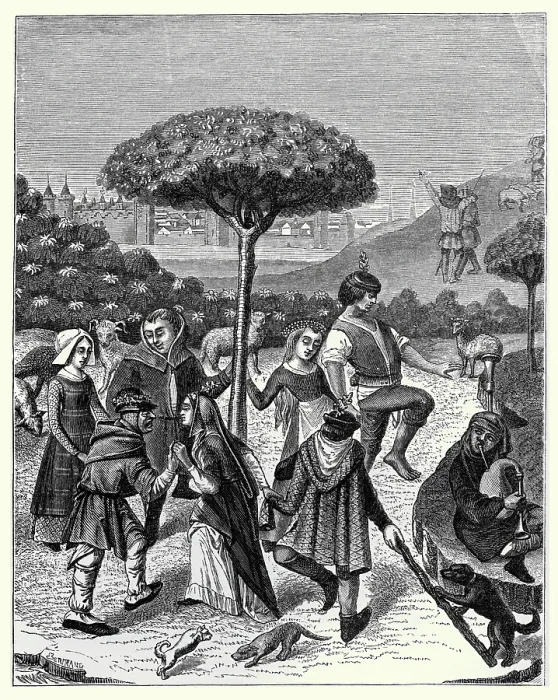 Framed Print : Peasant Dances at the May Feasts Framed Print : Peasant Dances at the May Feasts