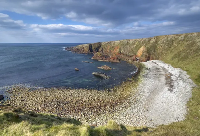 Framed Print : Pebble Cove, Bloody Forelands Point, Ireland