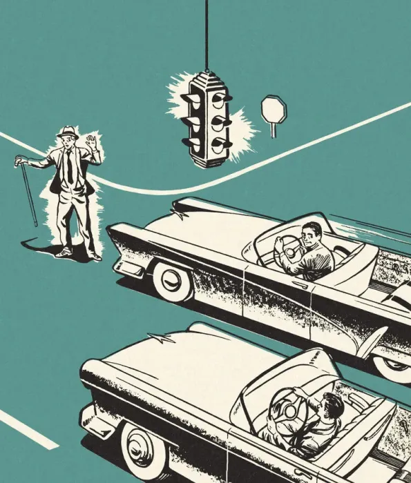Framed Print : Pedestrian About To Be Hit By a Distracted Driver Framed Print : Pedestrian About To Be Hit By a Distracted Driver