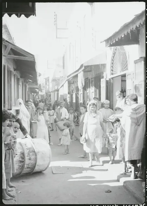 Framed Print : Pedestrians of Rabat's Jewish Quarters Framed Print : Pedestrians of Rabat's Jewish Quarters