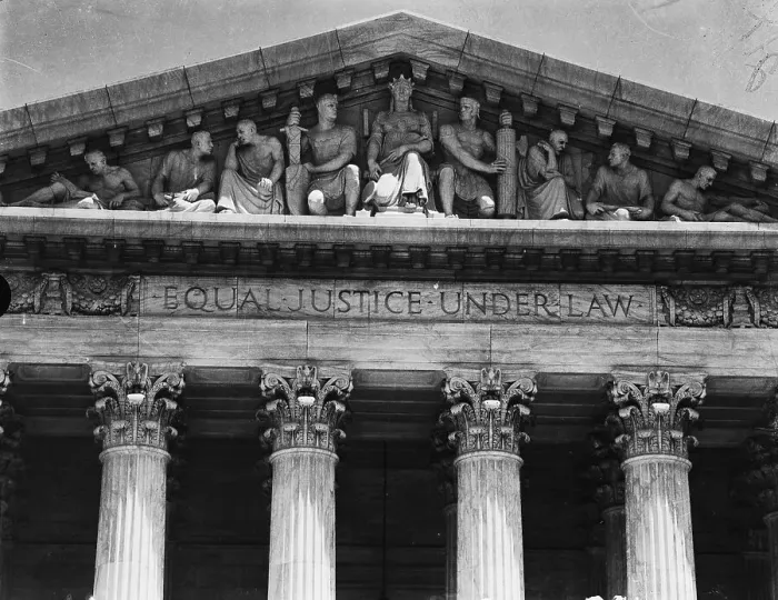 Framed Print : Pediment Of The Supreme Court Framed Print : Pediment Of The Supreme Court