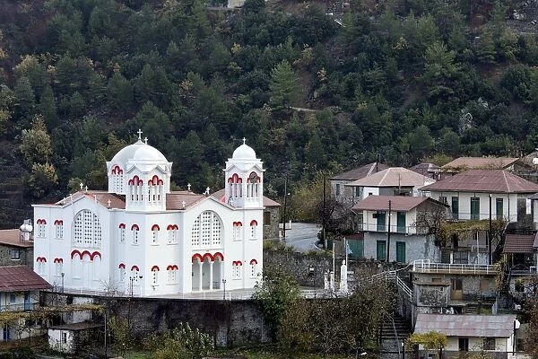 Pedoulas Village The Big church of Holy Cross