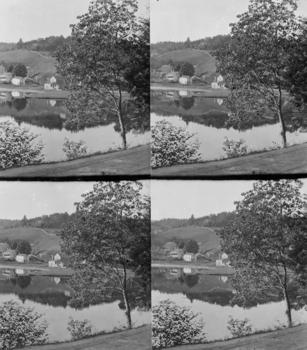 Framed Print : Peekskill. 1859: A view over the lake at Peekskill, New York Framed Print : Peekskill. 1859: A view over the lake at Peekskill, New York