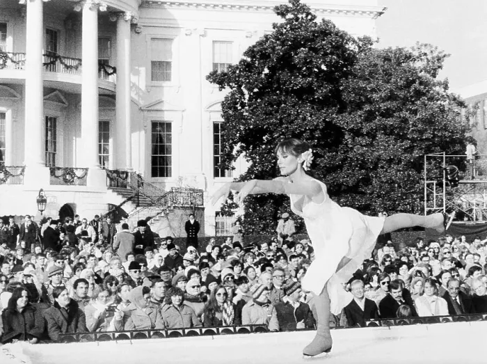 Framed Print : Peggy Fleming Performing Framed Print : Peggy Fleming Performing