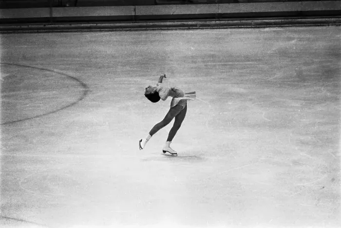 Framed Print : Peggy Fleming Skating on Ice Framed Print : Peggy Fleming Skating on Ice