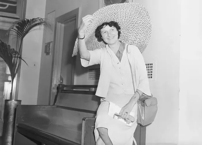 Framed Print : Peggy Guggenheim Arriving in New York Framed Print : Peggy Guggenheim Arriving in New York
