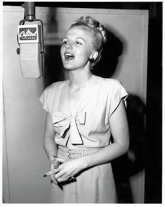 Framed Print : Peggy Lee Recording