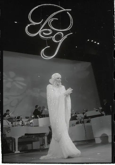 Framed Print : Peggy Lee on Stage After Her Show Peg Framed Print : Peggy Lee on Stage After Her Show Peg